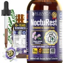 NoctuRest Natural Sleep-Aid with Valerian and Melatonin - Kaikki luonnolliset neste Formula 2X Imeytyminen - Magnesium, L-Theanine & More