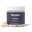 Beam Dream Sleep Capsules, L-Theanine, Apigenin, Reishi ja Magnesium, kolmannen osapuolen testaama luonnollinen uniapu ja uni täydentää syvään uneen, rentoutuminen ja toipuminen, unituki, 30 tarjoilua
