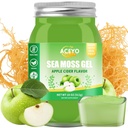 (18 OZ) Irish Sea Moss Gel Organic Raw Vegan Apple Flavor 102 Vitamiinit ja mineraalit Wild Harvennettu ei-GMO immuuni puolustus Booster Ruoansulatuskanavan tuki