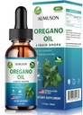 Oregano Oil Liquid Drops Carvacrol, Vitamin E - 6 kuukauden toimitusöljy Oregano Drops Tincture Extract, Cleanse, Detox, Immuno Support, Ruoansulatuskanavan Gut Health - Pure Vegan Herbal Oregano Oil 1oz