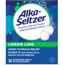 Alka- Seltzer Lemon Lime Heartburn Relief -tabletit, nopeasti happoa ruuansulatusta helpottavat tabletit, antasidit ja sitruunan lime Flavor 36 Ct