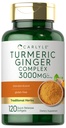 Carlyle Turmeric ja inkivääri Supplement 3000 mg 