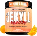 PROSUPPS Dr. Jekyll Allekirjoitus Pre workout Powder Creatiini - Stim-free Preworkout tukee lihasvolume & Endurance - kofeiini-vapaa kuntoilu täydentää (Orange, 30 palvelinta)