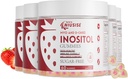 Inositol Gummies, Inositoli täydennysosa Myo-Inositoli & D-Chiro Inositoli + D3-vitamiini Ihanteellinen 40:1 suhde, magnesium Glycinate 400 mg, tukee Säännöllinen sykli naisille, Vegaani, 5 pakkaus