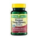 Lähentyminen Korea Panax Ginseng Kasvissyöjäkapselit, 100 mg, 60