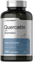 Horbäach Quercetin ja bromelaiinin täydennysosa ... 240 kapselia...