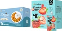 Hethstia Konjac Jelly Strawberry Flavor with Collagen Peptides 10 Packs and Konjac Rice Gluten Free 12 Packs Low Calorie, Keto, Sokeriton, Terveellinen Ruoka