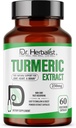 Dr. HERBALIST Turmeric Curcumin Extract 250mg ...60 Vegaanikapselit ... 10:1 uute = 2500mg raakaturmeeric... Standardoitu biosaatavilla Curcuminoidit...