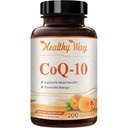 Coenzyme Q10 200 mg CoQ10 täydennysosa - kerran päivässä CoQ10 200 mg jauhekapselit sydämen terveyteen, antioksidantti ja energiatuki - ei-GMO, nopea imeytyminen Ubikinoni Q10 Coenzyme (yksittäinen)