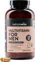 NatureWise Monivitamiini miesten - Päivittäinen mies tuki - Minerals & Yrtit energian, suorituskyky, immuniteetti - kanssa A-vitamiini, C, D, B-Complex - Soy & Gluteeniton, non-GMO - 240 kapselia[6-Kuukauden tarjonta]
