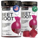 Beets for High Blood Pressure 120 kpl (2 pakkaus) - Beet Root Chews kanssa Granaattiomena mehujauhe - Typpioksidi Gummies for Energy, Cardio Health - Gummy Supplement for Miehet ja naiset - Sokeriton