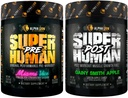 AAKKOSELLINEN LION Superhuman Pre Treenout Powder & Post Treenout Recovery Bundle (Miami Vice & Gainey Smith Apple)