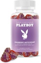 Playboy - feminiini terveys Karpalo Antioksidantti Gummies naisille (60 Count - karpalo) Antioksidantti Rich puhdistaa & suojella virtsateiden terveys, emättimen Odor ja Ph Balance - non GMO, vegaaninen Gummy