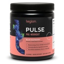 LEGION Pulse Pre Treenout - Kaikki luonnon typpioksidi esitreenausta Juoda Boost Energy, Creatiini ilmaiseksi, luonnollisesti makeutettu, Beta Alanine, Citroline, Alpha GPC (sininen vadelma)