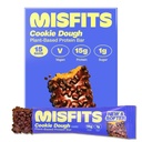 Misfits Vegan Protein Bars, Cookie Dough - Päivitetty resepti ... Kasvipohjaiset, vähäsokeriset ja karb, korkeakuituiset välipalat 15 kpl pakkaus