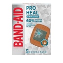 Band-Aid Brand Pro Heal Hydrocolloid Gel Pads, Extra suuri vedenpitävä Bandges paremman paranemisen pieniä haavoja, Steriili ensiapu laastarit, 5 lat