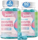 Sokerittomat inositoli Gummies, Inositolin chewable Supplement for Women, 40:1 Ratio Myo-Inositol & D-Chiro Inositol kanssa Magnesium Glycinate, Hedelmällisyys tuki säännöllisen syklin & Hormonitasapaino, 120CT