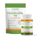 Ruoansulatustuki Tea & Probiootti Supplement (40 miljardia PMY, 60 kapselia)