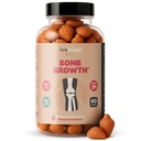 TruHeight Kids Bone Growth Gummies (Strawberry, Ages 2+) Pitkä ravitsemus Natural Growth for Kids & Toddlers - D-vitamiini, kalsium, K, Magnesium monivitamiini, luun vahvuus vitamiinit, D3 K2, Taller
