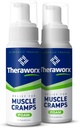 Theraworx Relief lihaskramps Vaahto Nopeasti toimiva lihasspasmi, jalka Soreness magnesiumsulfaatti - 7,1 oz - 2 Count