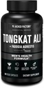 Jacked Factory Indonesia Tongkat Ali + Fadogia Agrestis - 200:1 Pura Longjack Tongkat Ali miehille Fadogia Agrestis 600mg & Primavie Shilajit tukemaan elinvoimaa, energiaa, & Mood - 60 kapselia