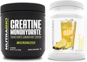 NutraBio Creatiini Monohydraatti, makuamaton, (150 g) ja kirkas Whey Protein Isolate, (Pineapple Splash) täydennysosa Bundle ... Lihasenergia, suurin kasvu, elpyminen ja vahvuus