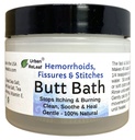 Urban Releaf Butt Bath! Peräpukamat, kissot ja ompeleet. Auttaa kutinaa ja polttamista. Puhdasta, rauhoittavaa ja rauhallista. Easy Sitz Bath! Nopea helpotus! Hellästi merisuolaa. Hellävarainen, tehokas, 100% luonnollinen