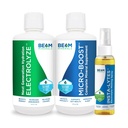 Beam Minerals Micro-Boost Mineral Blend & Elektrolyze Liquid ja Insta-Lytes Natural Liquid Electrolytes 2oz