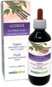 Naturalma Lakritsi tai lakritsi (Glycyrrhiza glabra) juuri Alkoholiton tinktuura - 6.76 fl oz Liquid Extract tippa - kasviperäisiä lisäravinteita - Vegan