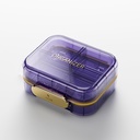 Bexeen Medicine Pill Organizer Travel Söpö pilleri Container Pieni pilleri laatikko laukku Mini pilleri tapauksessa Kannettava vitamiinin haltija Organizer Compact Matkan koko Lääkkeet Päivittäinen tasku apteekki täydentää