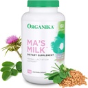 Organika Ma's Milk Herbal Imetys täydentää (120 Caps): Perinteinen imetys Essentials käytetään vuosisatoja - Siunattu Thistle, Sarviapila, Moringa - Imetys Tuki maidon tarjonnan lisäämiseksi