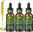 (3 pakkaus) Soursop Graviola Liquid Drops 2000mg, 98% Imeytyminen solujen tuki- ja regenerointi, immuuni Boost, maksa, kasviperäisten hyvyys, Soursop Bitters Liquid-Sugar/Gluten Free, Natural Flavor, 6 Fl Oz