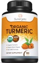 Sunergetic USDA Certified Organic Turmeric Supplement 