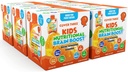 Kansi kolme täydentää lasten aivojen täydentää Smoothie, Omega 3 Liquid Childrens DHA Fish Oil, Terveys Lapset Focus ja huomio, emotionaalinen tuki, 20 Puches, Pack 6