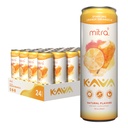 MITRA-9 Kasvitieteelliset juomat - Orange Dreamsicle Sparkling Kava Drink Kava juuriuute - Mielialaparannusaine - Kasvipohjainen - edistää luonnon rauhoitus & Clarity (12 Fl. Oz) (24)