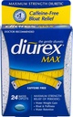 Diurex Max Water Caplets Kofeiiniton - 24 Caplets, 2 pakkaus