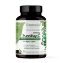 EMERALD LABS PureWay-C - Maksan ja immuunin tukilisä R-Alpha Lipoic Acid* - Nopea absorboiva C-vitamiini - 90 Vihanneskapselit (45 päivän toimitus)