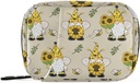 Gnome Bees Pill Box 7 päivän pilleri tapauksessa Matka pilleri Organizer Bag kanssa Zipper Kannettava Viikoittain Vitamiini Lääke täydentää haltija pussi