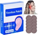 Tinnitus Helpotus sormuksen korvat, 120PCS Tinnitus paikat, tehokkaasti lievittää kuulon menetys 3BOX