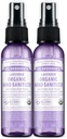 Tohtori Bronner's - Organic Hand Sanitizer Spray (Lavender, 2 Ounce, 2-Pack) - Yksinkertainen ja tehokas Formula, Puhdistaa & Sanitizes, Ei Harsh Chemicals, Kosteutta ja puhdistaa kädet