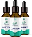 LIVORKA Cortexi Oral Drops to Drink - Formula korvan terveys, kuulo tuki - pakkaus 3 pullot (90 päivän toimitus)