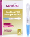 [5 Pack] Carethetic FSH Menopause Test Kit - Keskivirta at-Home Menopause Test, High-Sensitivity FSH Detection for Perimenopause & Fertility Monitoring