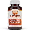 1600mg Organic Turmeric Curcumin w/Bioperiine and Black Pepper 