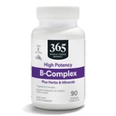 365 by Whole Foods Market, High Potency B Complex kasviperäisten tuki tabletteja, 90 CT