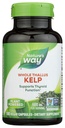 Nature's Way Kelp, tukee kilpirauhasen toimintaa*, 600 mg per palvelin, ei-GMO-projektin todennettu, 180 kapselia (Packaging May Vary)