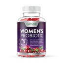 Rakennettu Nature Probiootit naisille Gummies 3 miljardia PMY, 6 Probiootti kanta karpalo täydentää, digestiivinen, immuuni, emätin & virtsanterveys, hylly vakaa, 60 Gummy