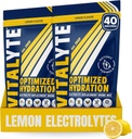 Vitalyte Electrolyte Powder Drink Mix, Isotonic Electrolyte Hydration Mix, Gluteenittomat Post Treenout Powder Mix, 2, 35 oz pakkaus. Jokainen, Lemon Flavor