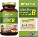 B-vitamiini Complex- Vitamiini B-lisätuotteet Immunoterveys-60 Kasviskapselit