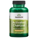 Swanson Active Charcoal - Natural Supplement Tukee terveellistä imeytymistä - Helps w/Bloating & Ylläpitäminen Bowel Säännöllisyys - (120 kapselia, 520 mg per tarjoilu)