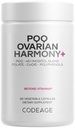 Koodi PQQ Ovarian Harmony+ Supplement - PQQ (Pyrrolokinoliini kinone), Myo-Inositol & D-Chiro-Inositol 40:1 Blend, Folate 5-MTHF, CoQ10, Wild Blueberry - Liposomal Delivery - non-GMO - 120 kapselia